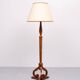 Stunning large Antique Biedermeier Burl floor lamp . Germany