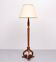 Stunning large Antique Biedermeier Burl floor lamp . Germany