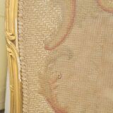 Louis xv style fireplace screen fire screen in gilded wood 19th century tapestry