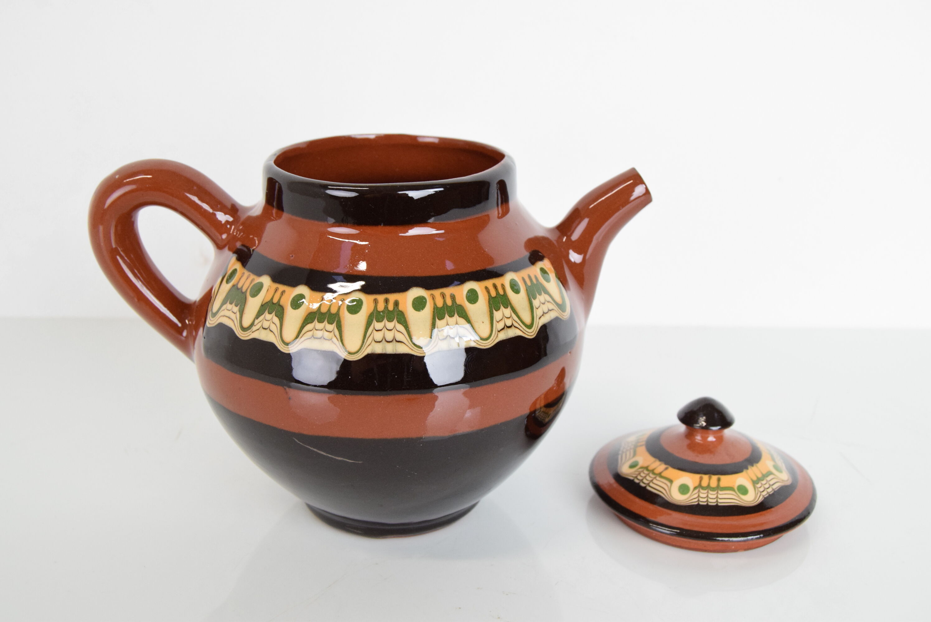 Mid-century Ceramic Jug hand painted 1960's