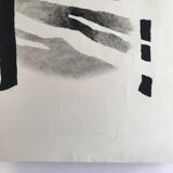 Albin TSAUT, Untitled, 1998. Mixed technique in black signed on the back