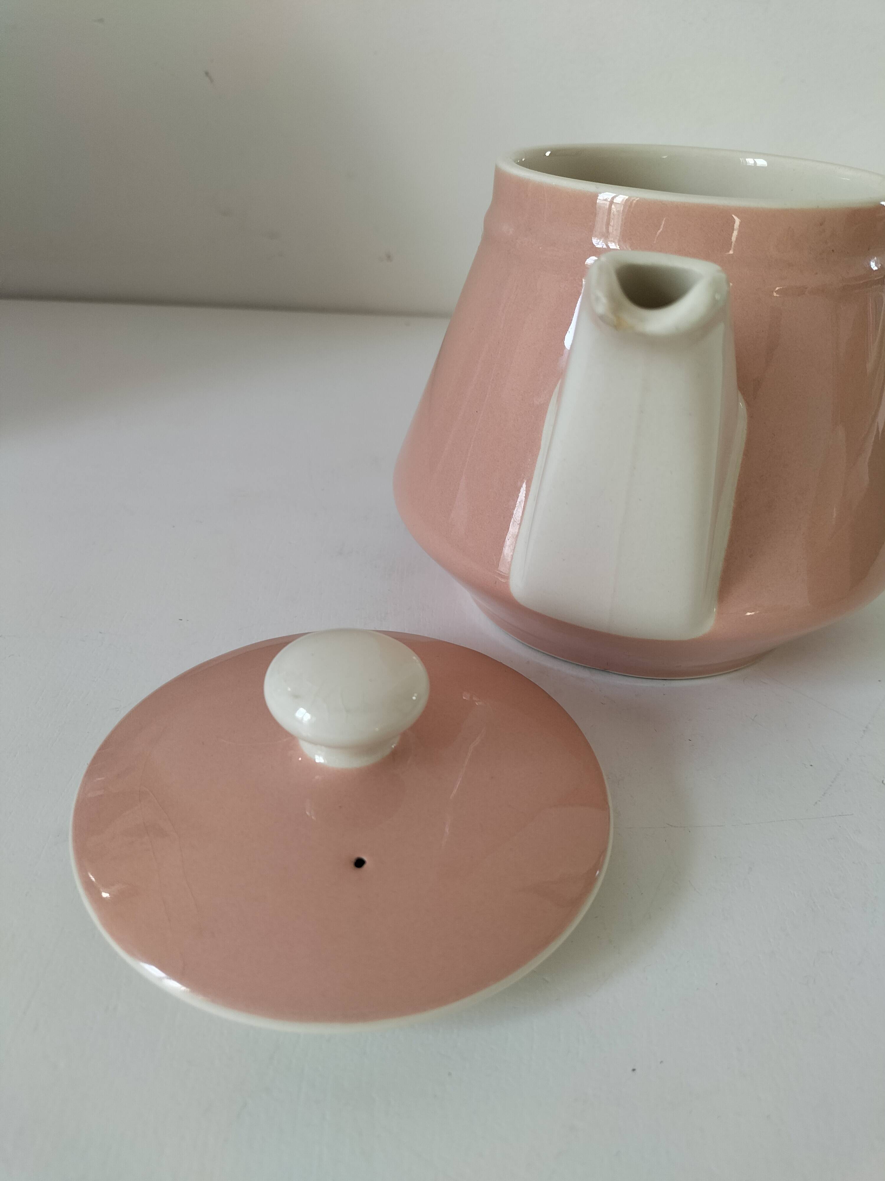 Teapot & duo cups Villeroy & Boch powder pink –