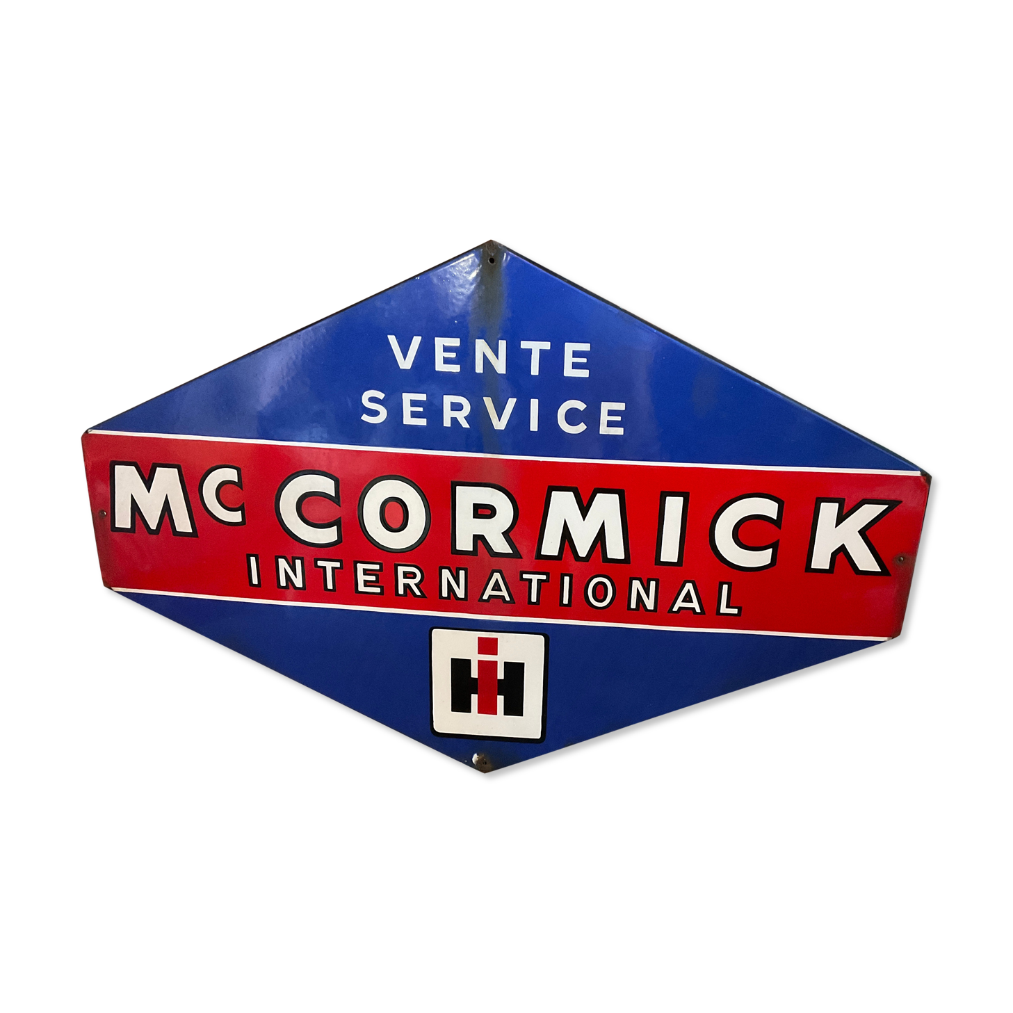 Plaque émaillée, Mac Cormick, ancienne