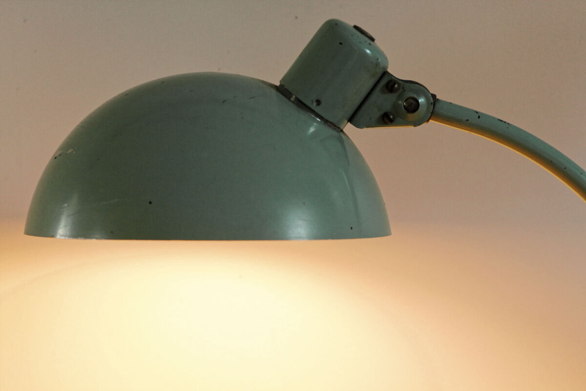 Lampe de bureau rotule vert céladon