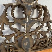 Grand miroir de cheminée doré – bois