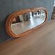 Vintage rattan mirror