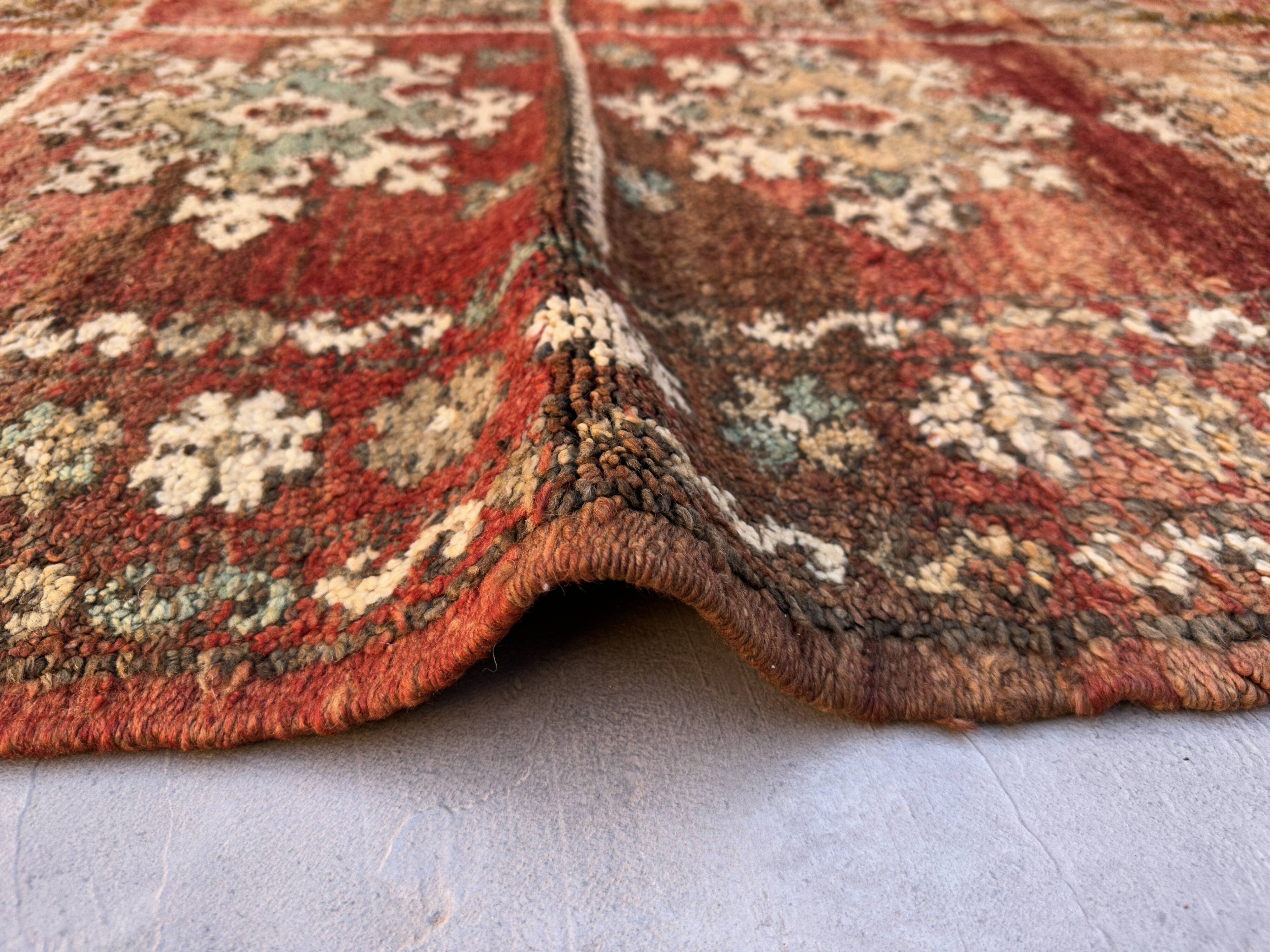 Tapis Marocain Zemmour marron - 294 x 177 cm