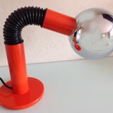 Orange eyeball lamp and chrome globe 60/70
