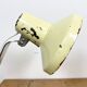 Lampe de table industrielle beige de Metal Mot, années 1960