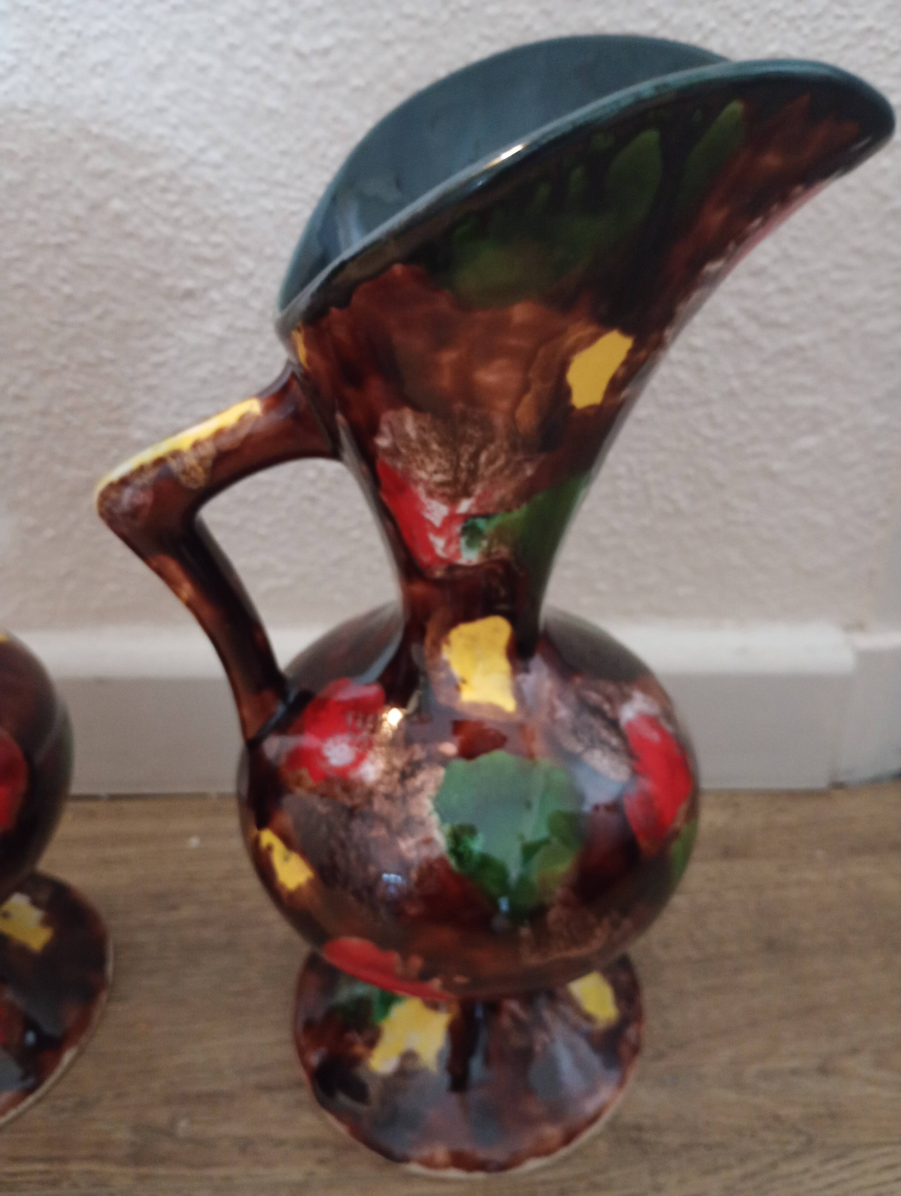 2 vases A. Dressinval