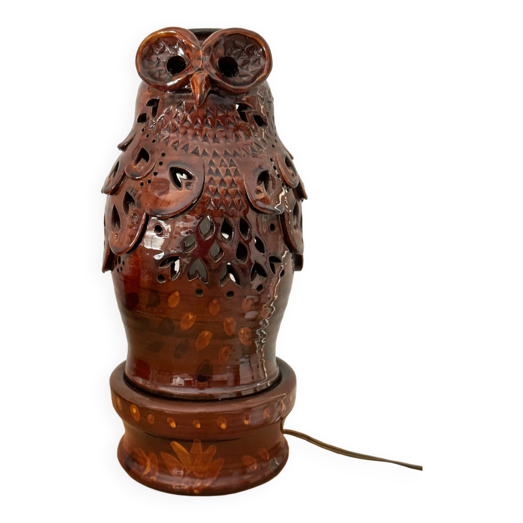 Lamp zoomorphic in ceramic from 1970