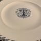 6 dessert plates and old earthenware dish, KG Lunéville