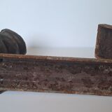 Pair of cast iron fire dogs