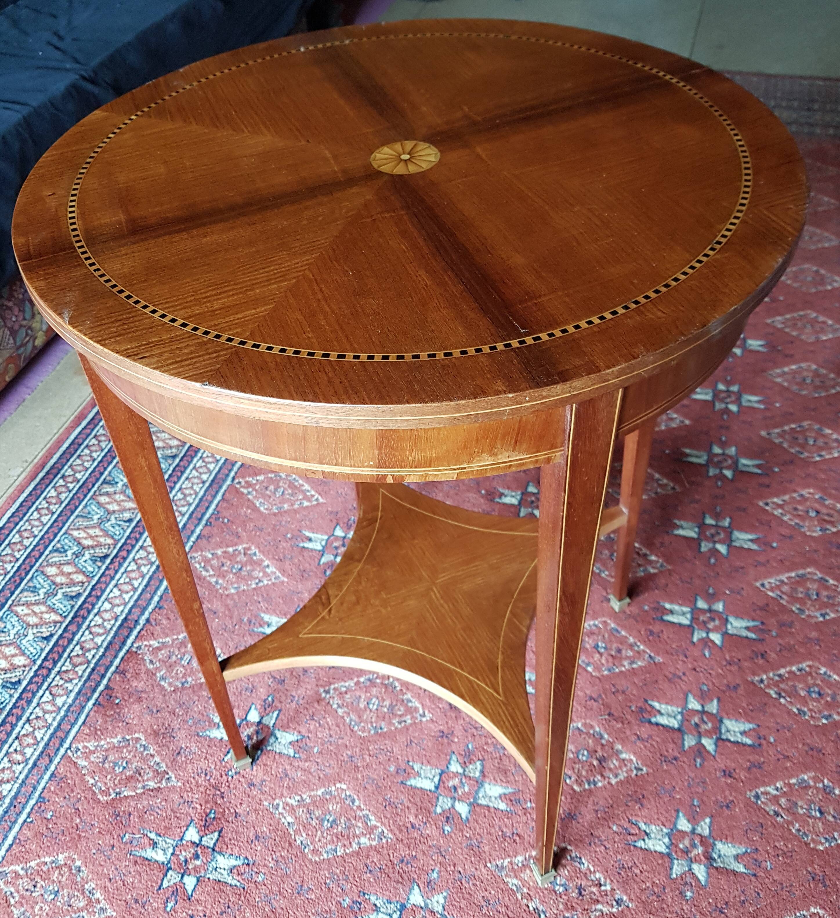 Mahogany side table