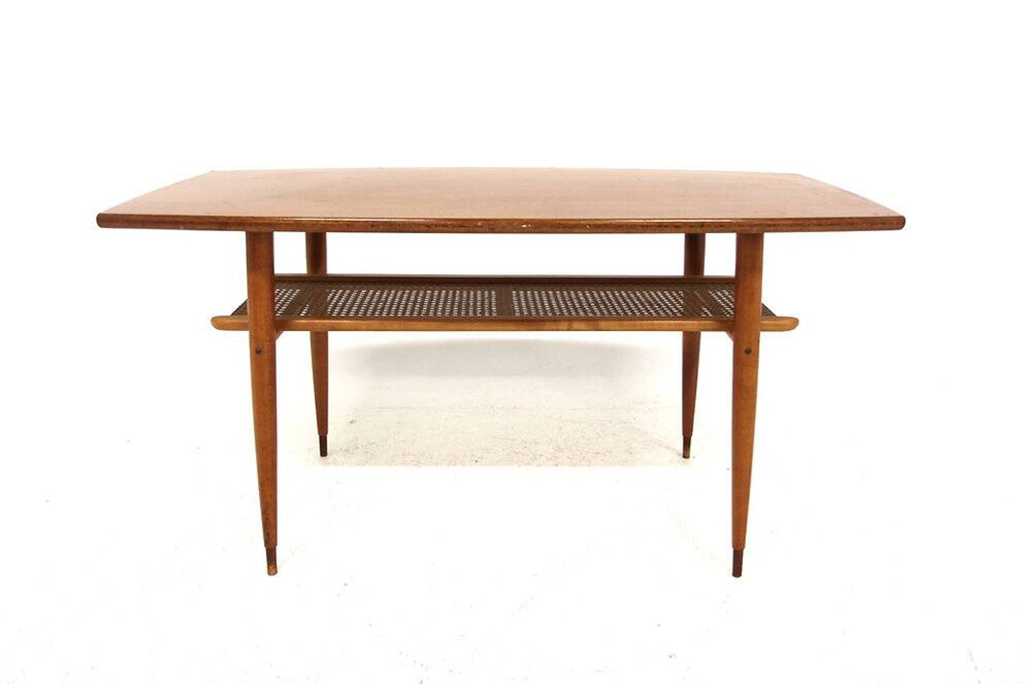 Scandinavian mahogany coffee table, Sweden, 1950s
