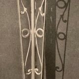 Paire de pieds de lampe en fer forgé