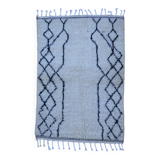 Traditional handmade beni ouarin rug size 150 x 250 cm