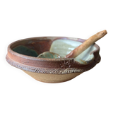 Handmade bowl in glazed stoneware