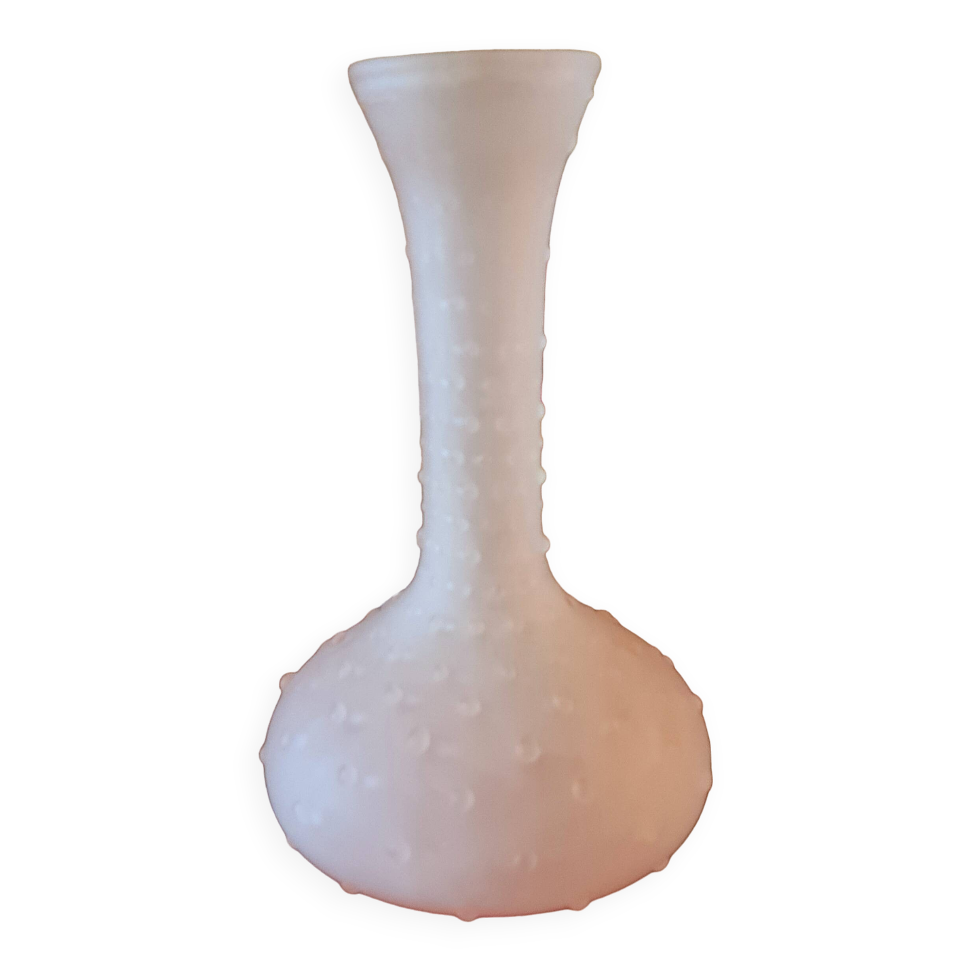 Small molded glass vase