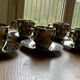 Set of 6 "Space Age" mirror polished stainless steel espresso cups - Sola Swi