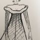 Paco Rabanne: fashion illustration from the 80s/90s