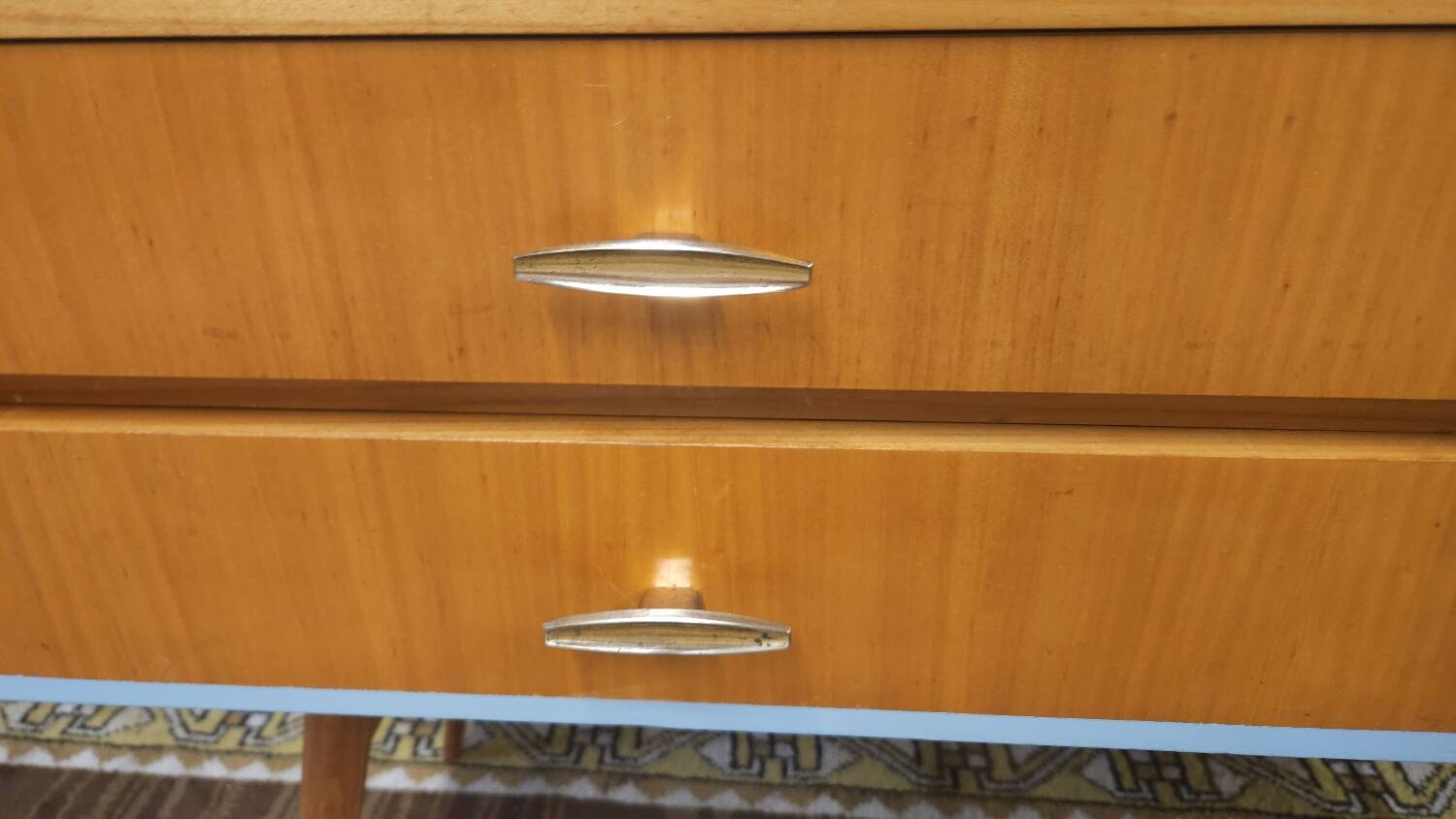 Small vintage Scandinavian furniture from the 1970s.