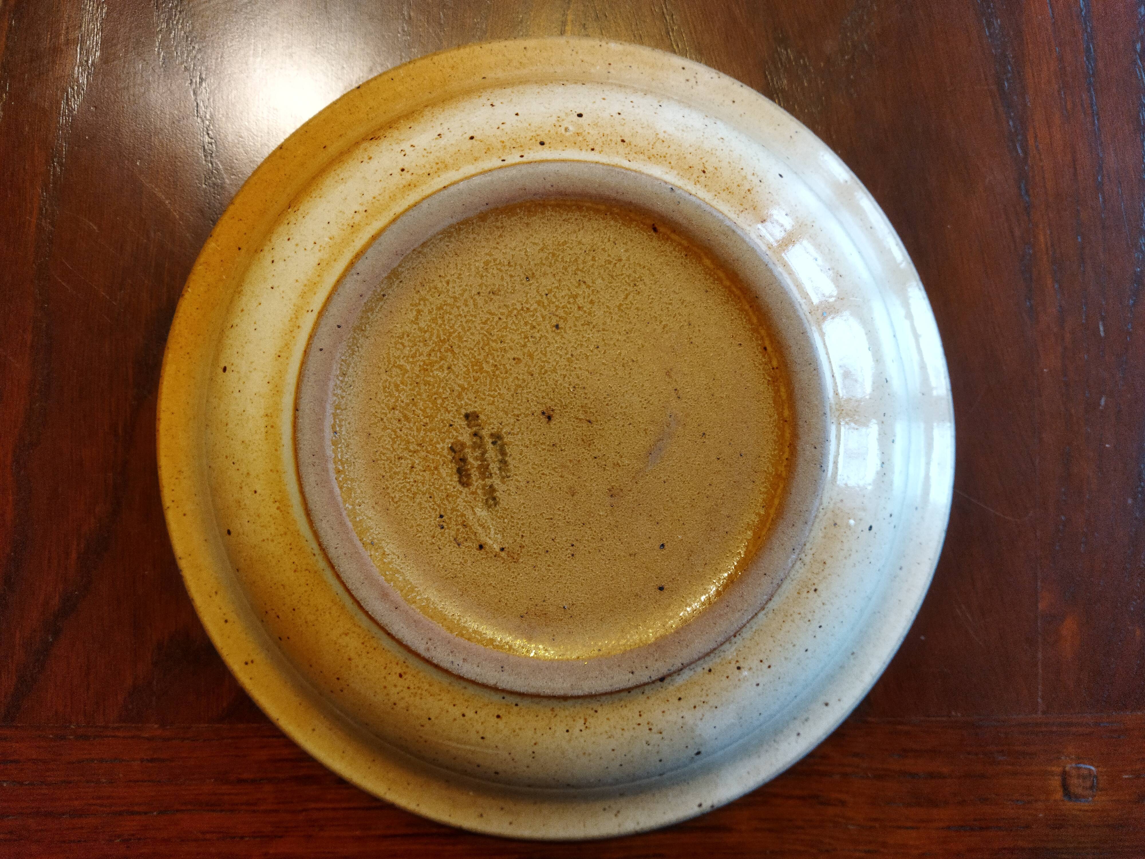 5 hollow plates Grès du Marais