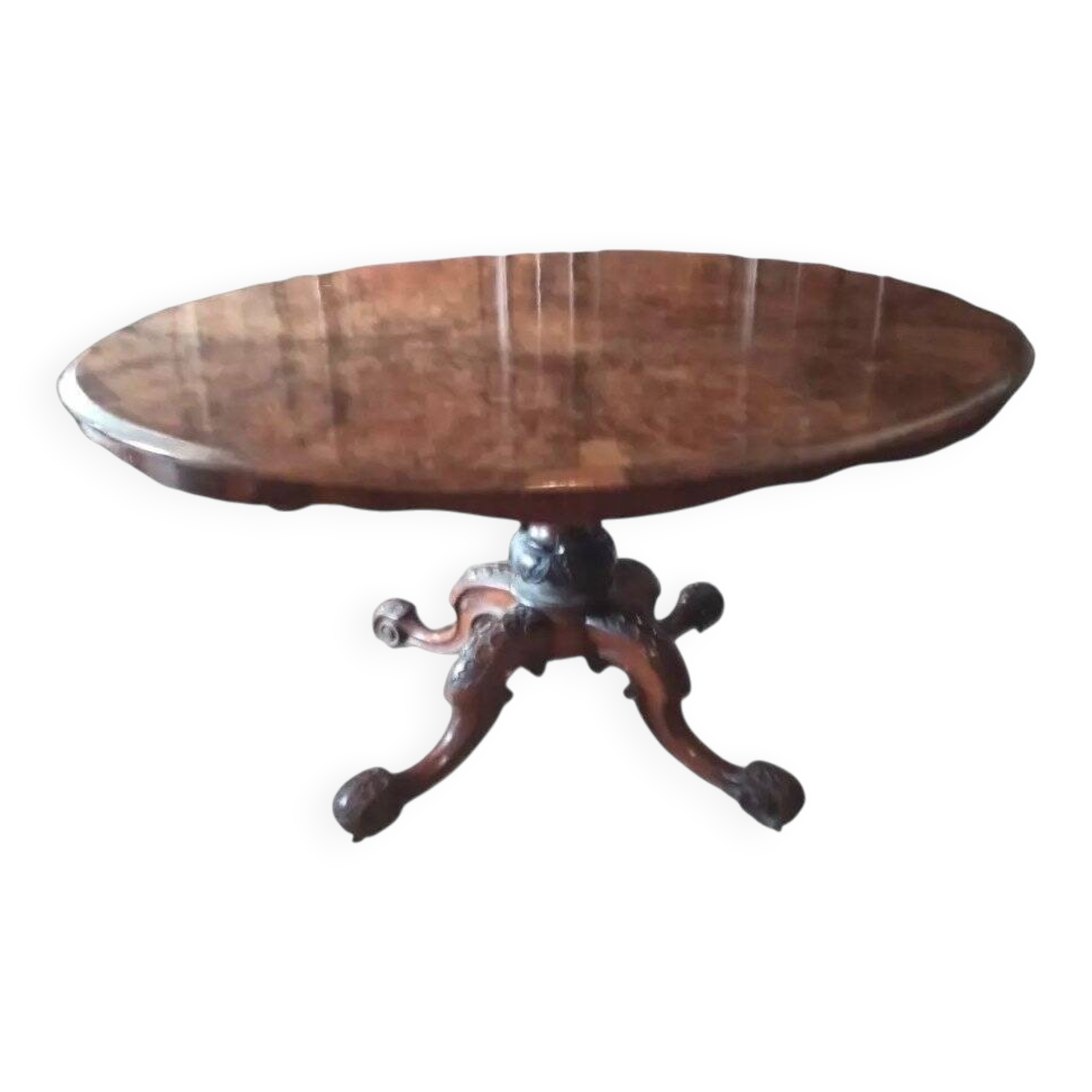 Grande table inclinable - Angleterre du 19ème siècle en acajou massif et lo