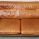 Canapé DS-16 en cuir cognac de De Sede