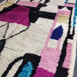 Berber rug in natural wool 2.5 x 1.5 m