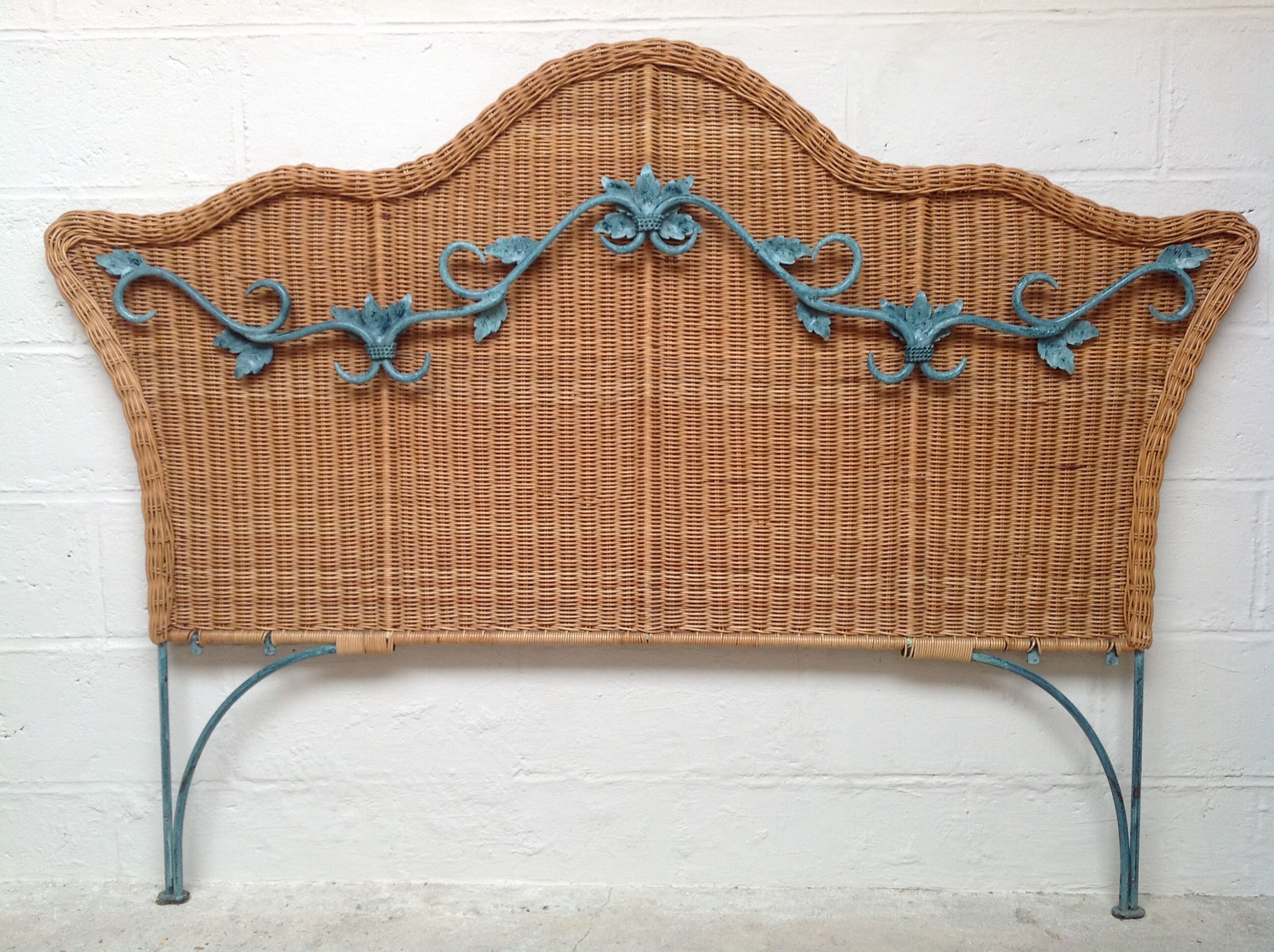 Rattan headboard