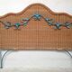 Rattan headboard