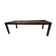 Teak coffee table with smoked glass 1970"