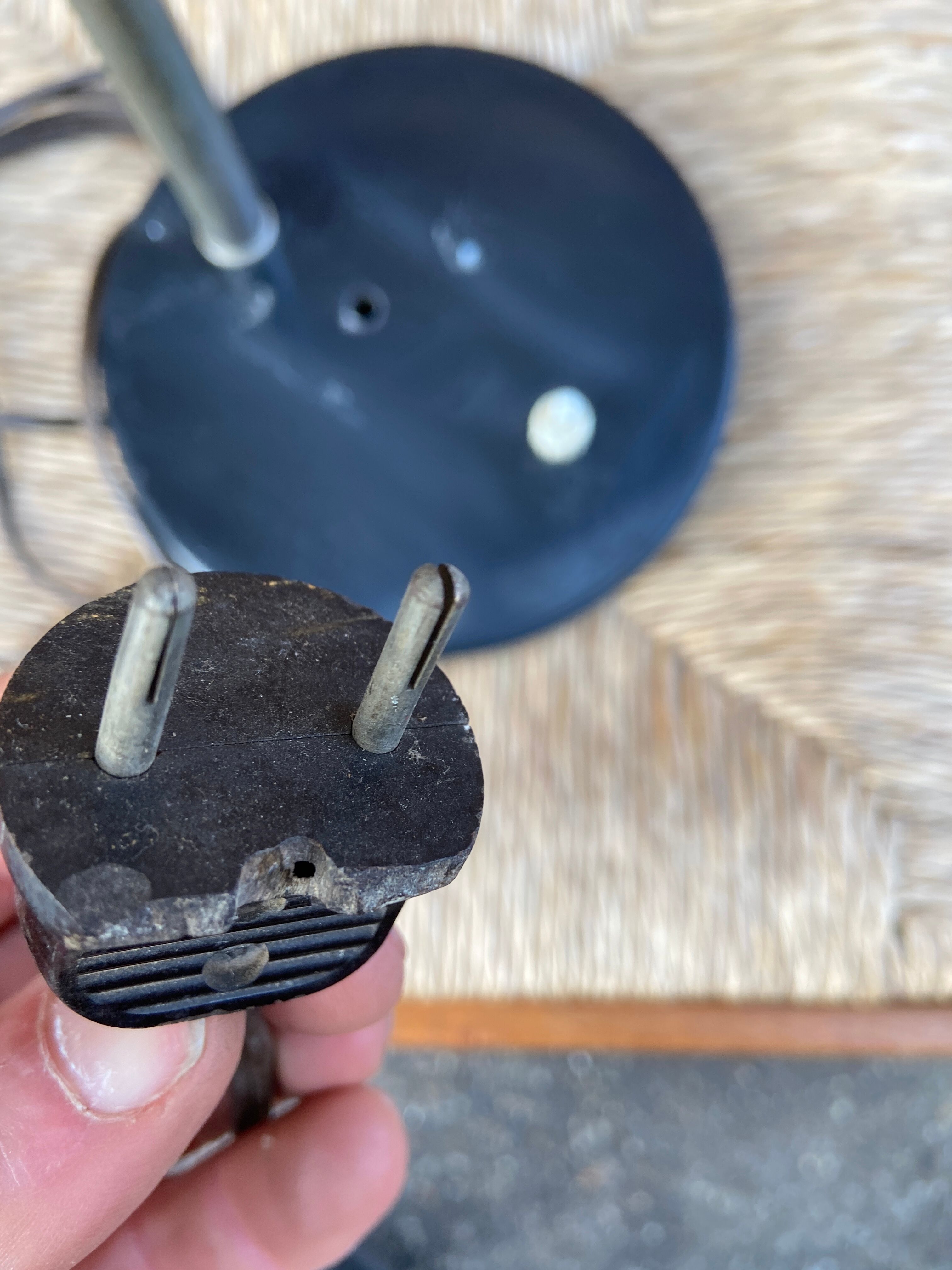 Vintage table lamp 6556 by Christian Dell for Kaiser Idell