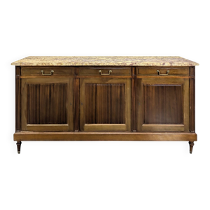 Enfilade en acajou et - marbre