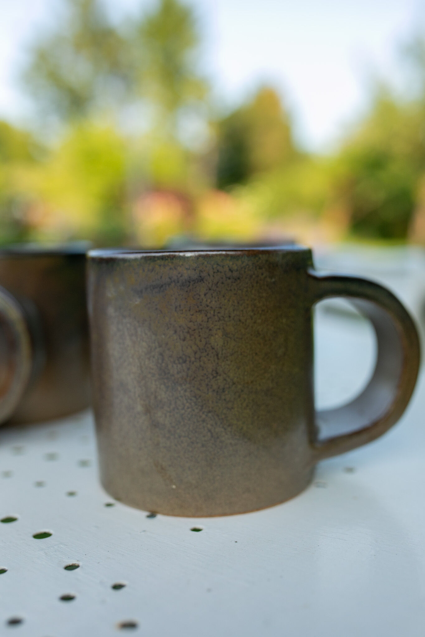 Set of 5 Arts Céram stoneware cups