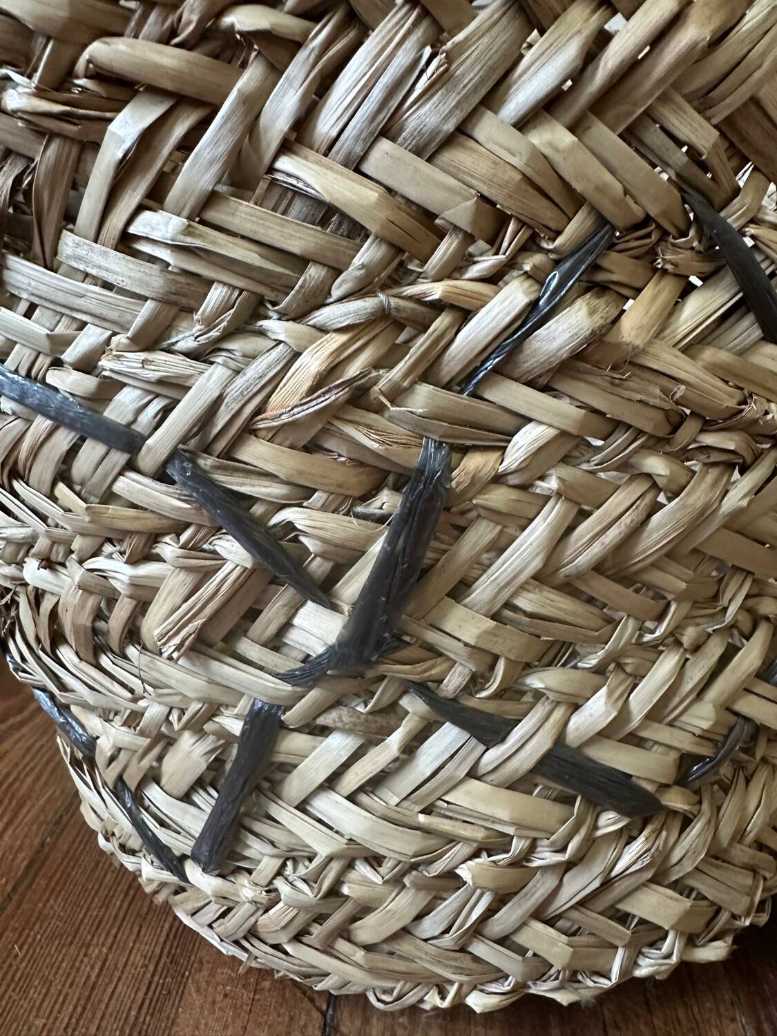 Lot of 3 old baskets