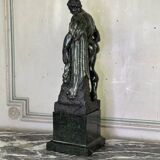 After the Farnese Hercules, a serpentine marble sculpture, a souvenir of the Grand Tour