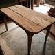 Table de campagne peuplier années 1930