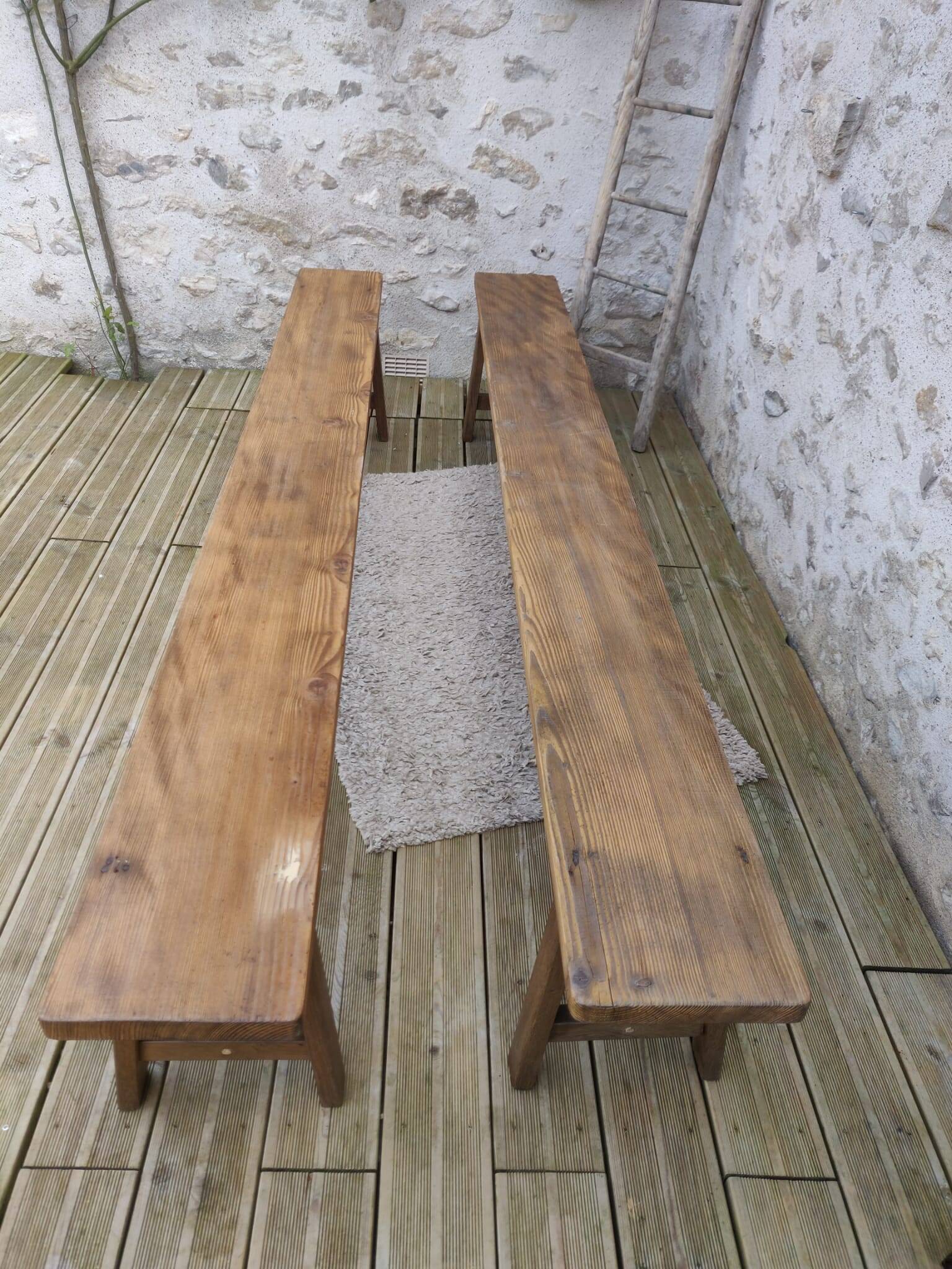 Pair of old benches