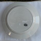 Lot of 5 plates of sarreguemines earthenware