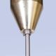Mid-Century Modern Pendant Light in Chrome and Brass by Kamenický Šenov, Czech, 1960s