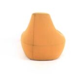 Black and Goldenrod Lounge Chairs "Saruyama" by Toshiyuki Kita for Moroso