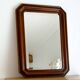 Miroir octogonal en bois