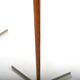 Leather and Steel "Monolith" Floor Lamps by Jo Hammerborg