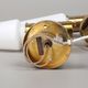 Pair of wall sconces lS-1987 in brass and opal glass Hans Agne Jakobson Sweden 1960
