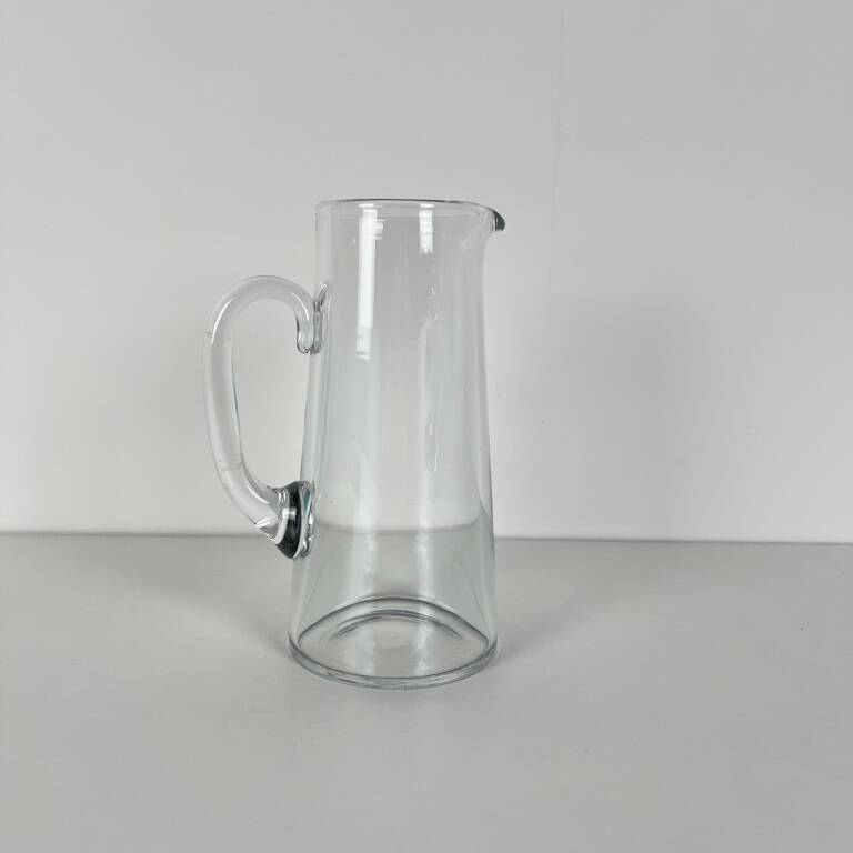 Rare Ancien Grand Broc à orangeade, pichet, pot à eau Baccarat estampillé C