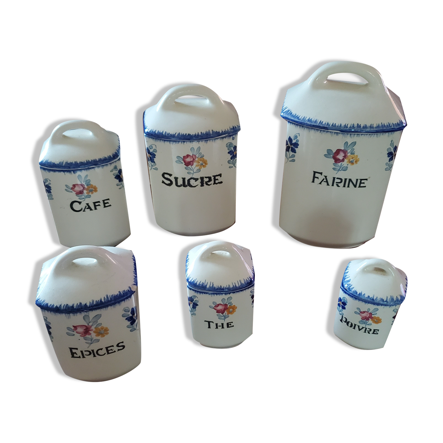Series of spice pots