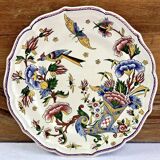 7 flat plates Gien model cornucopia 1938 1960