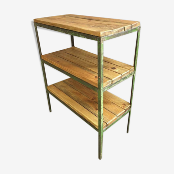 Industrial shelving unit coffeemachine table